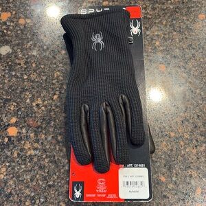 Spyder Men’s Leather Palm Gloves - Medium